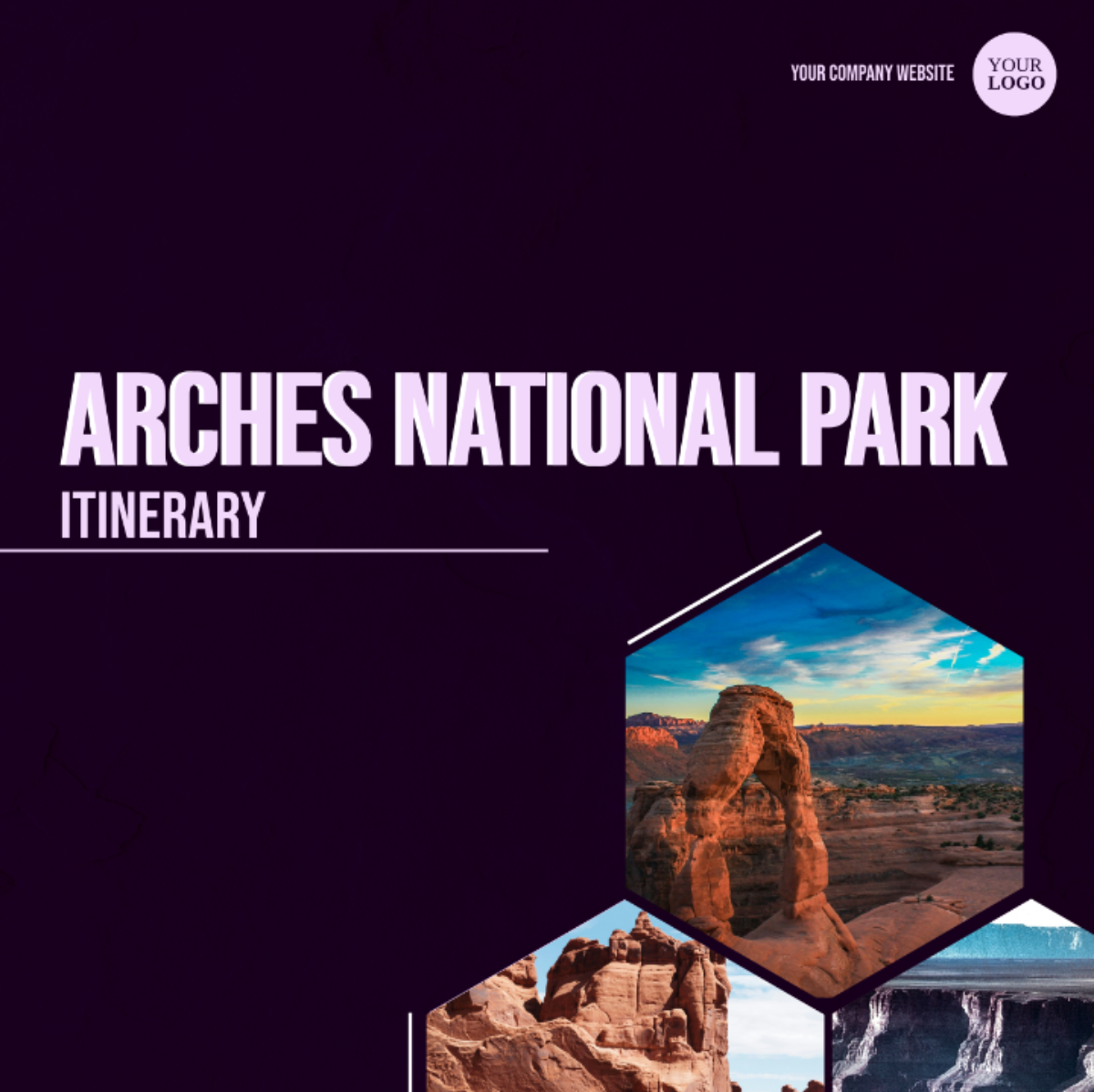 Arches National Park Itinerary Template - Edit Online & Download