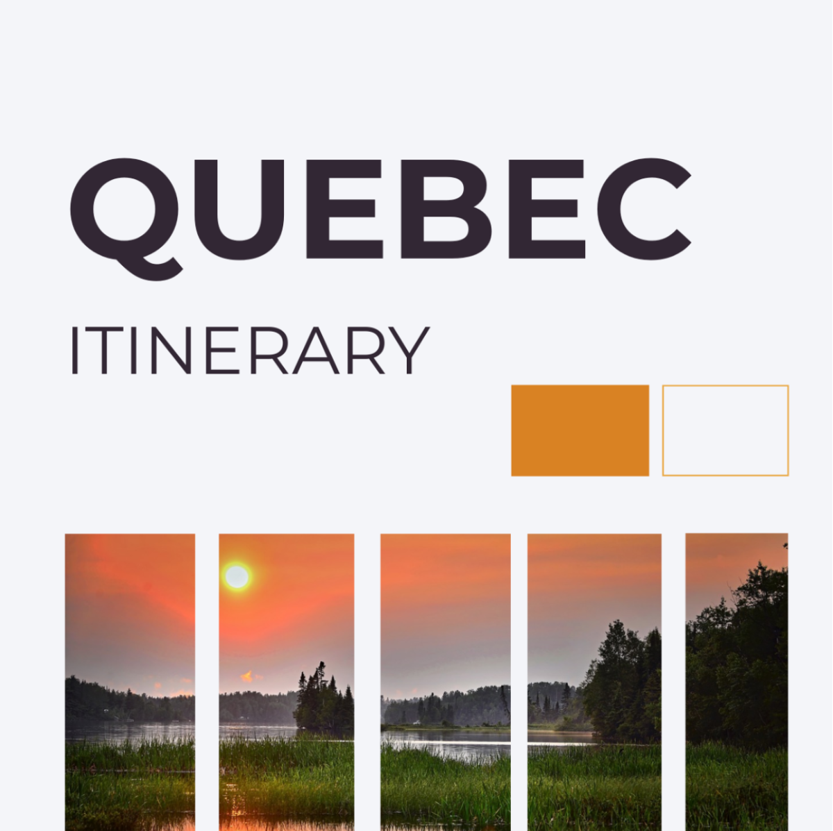 Quebec Itinerary Template - Edit Online & Download