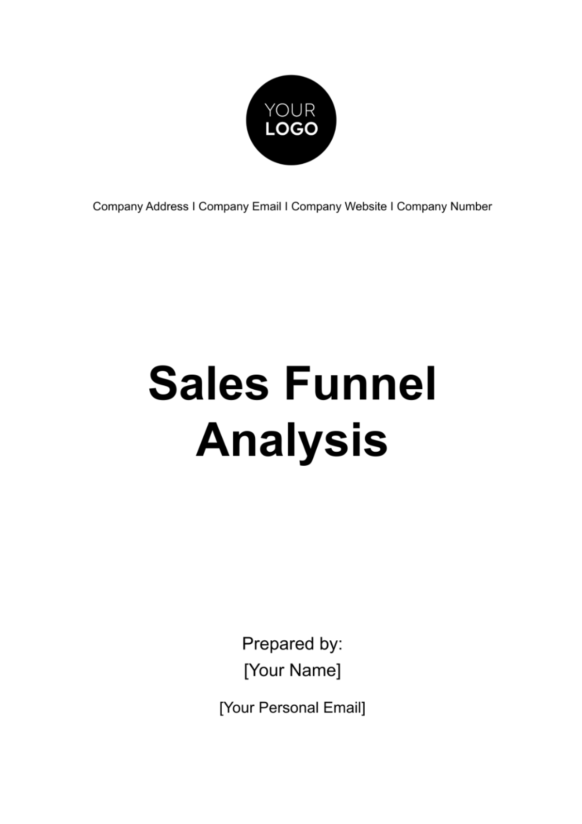 Sales Funnel Analysis Template - Edit Online & Download