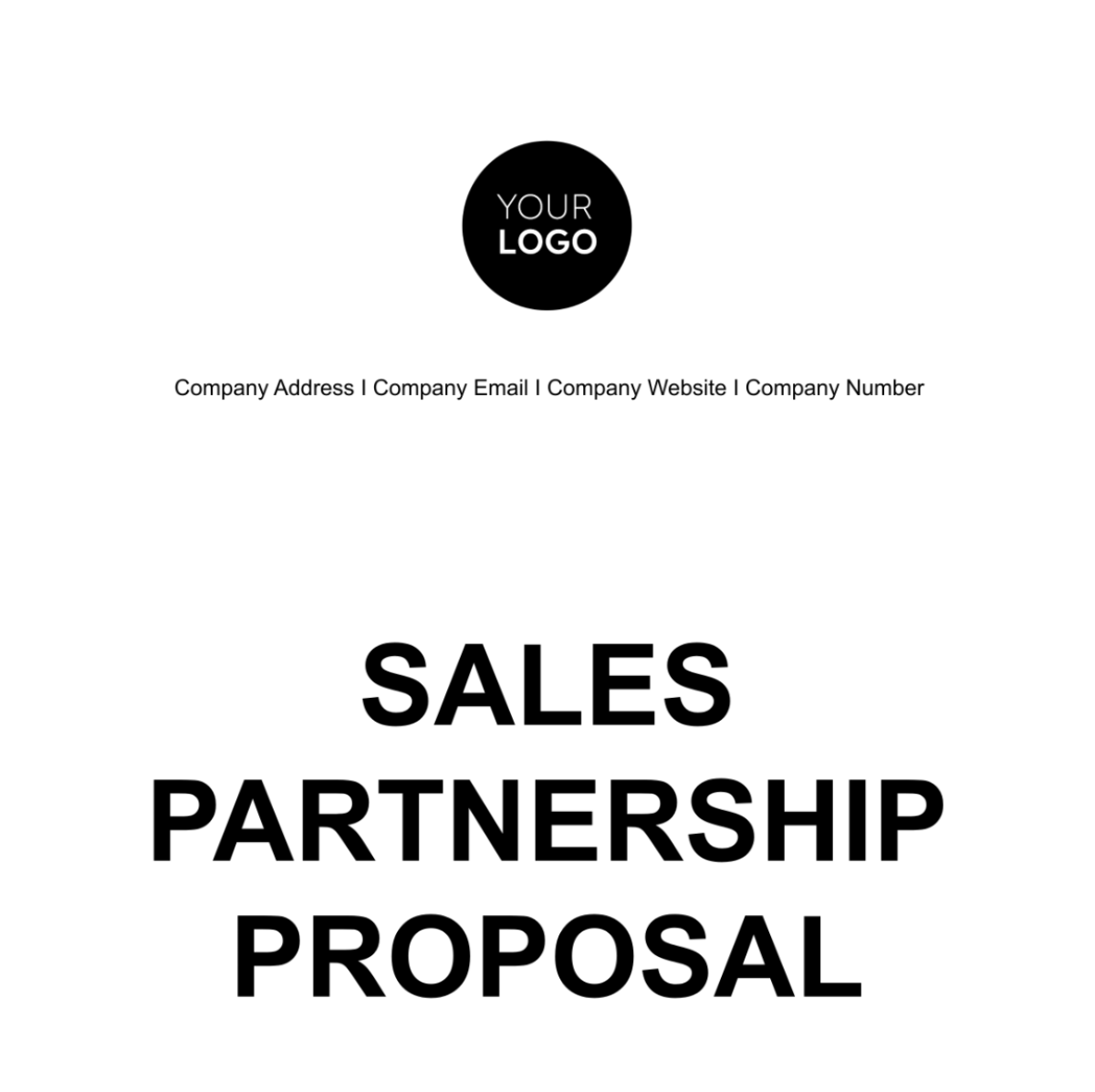 Sales Partnership Proposal Template - Edit Online & Download