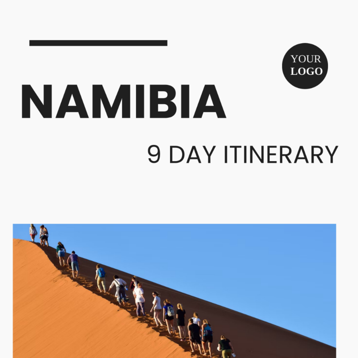 Namibia Itinerary Template - Edit Online & Download