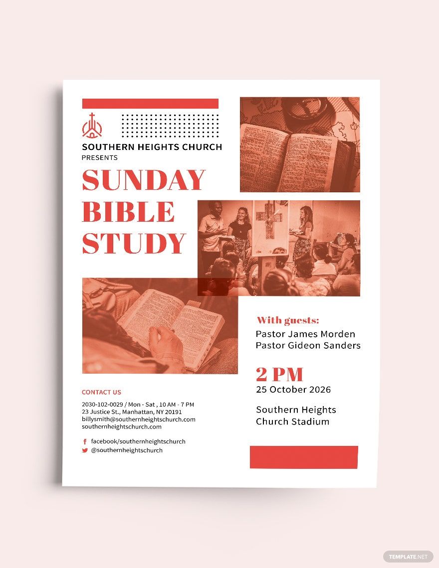 Sunday Church Event Flyer Template