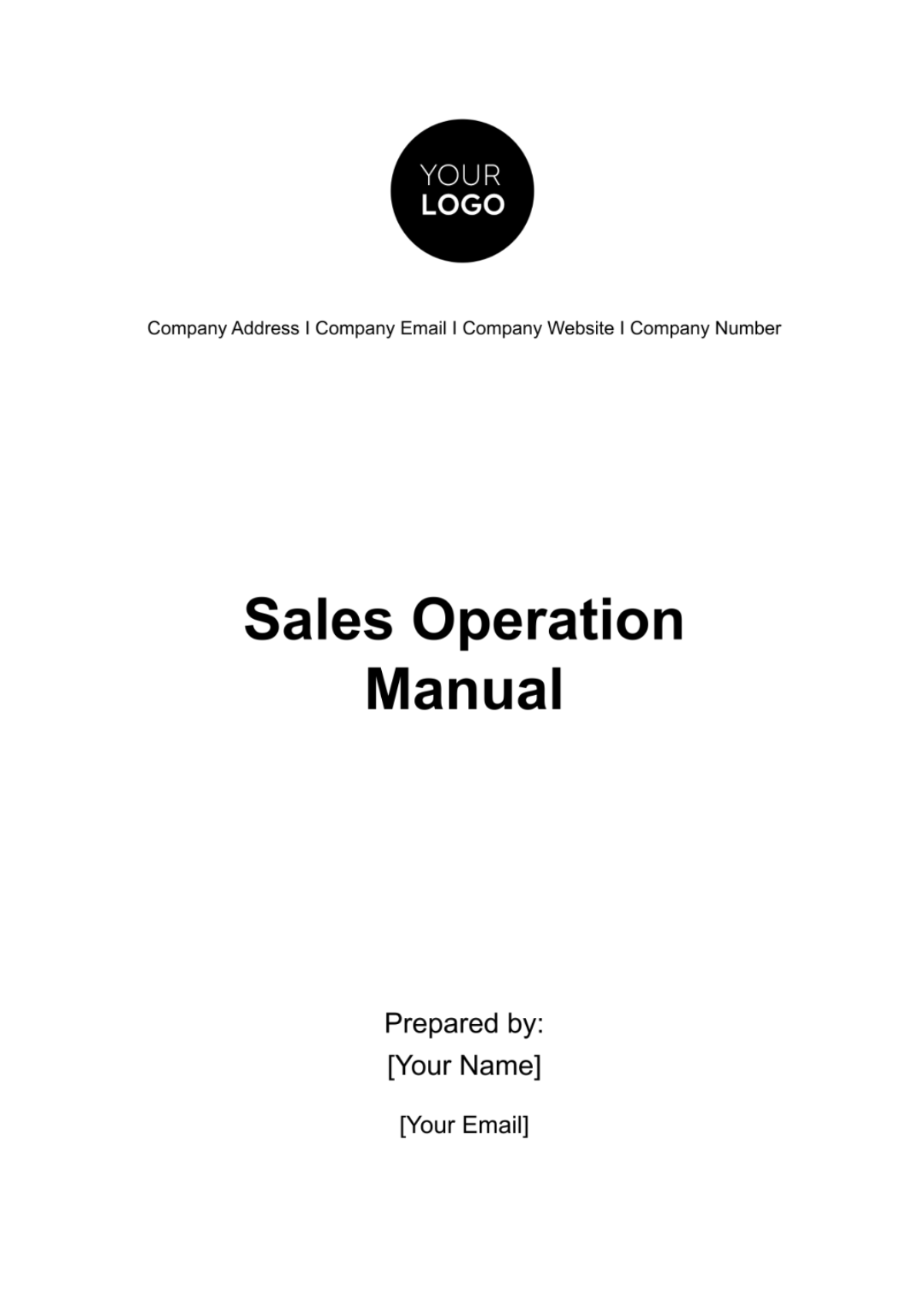 Free Retail Operations Manual Template - Edit Online & Download ...