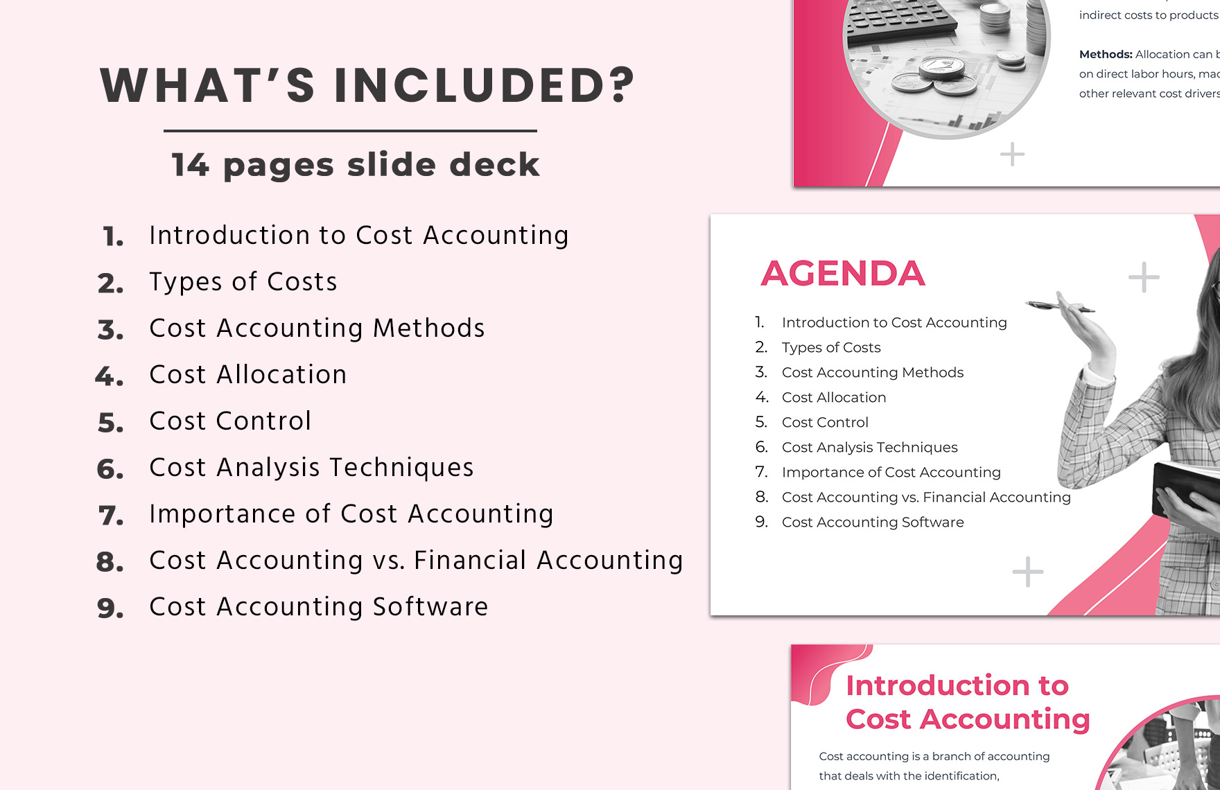 Cost Accounting PPT Template