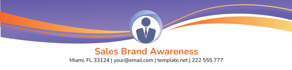 Free Sales Brand Awareness Header Template