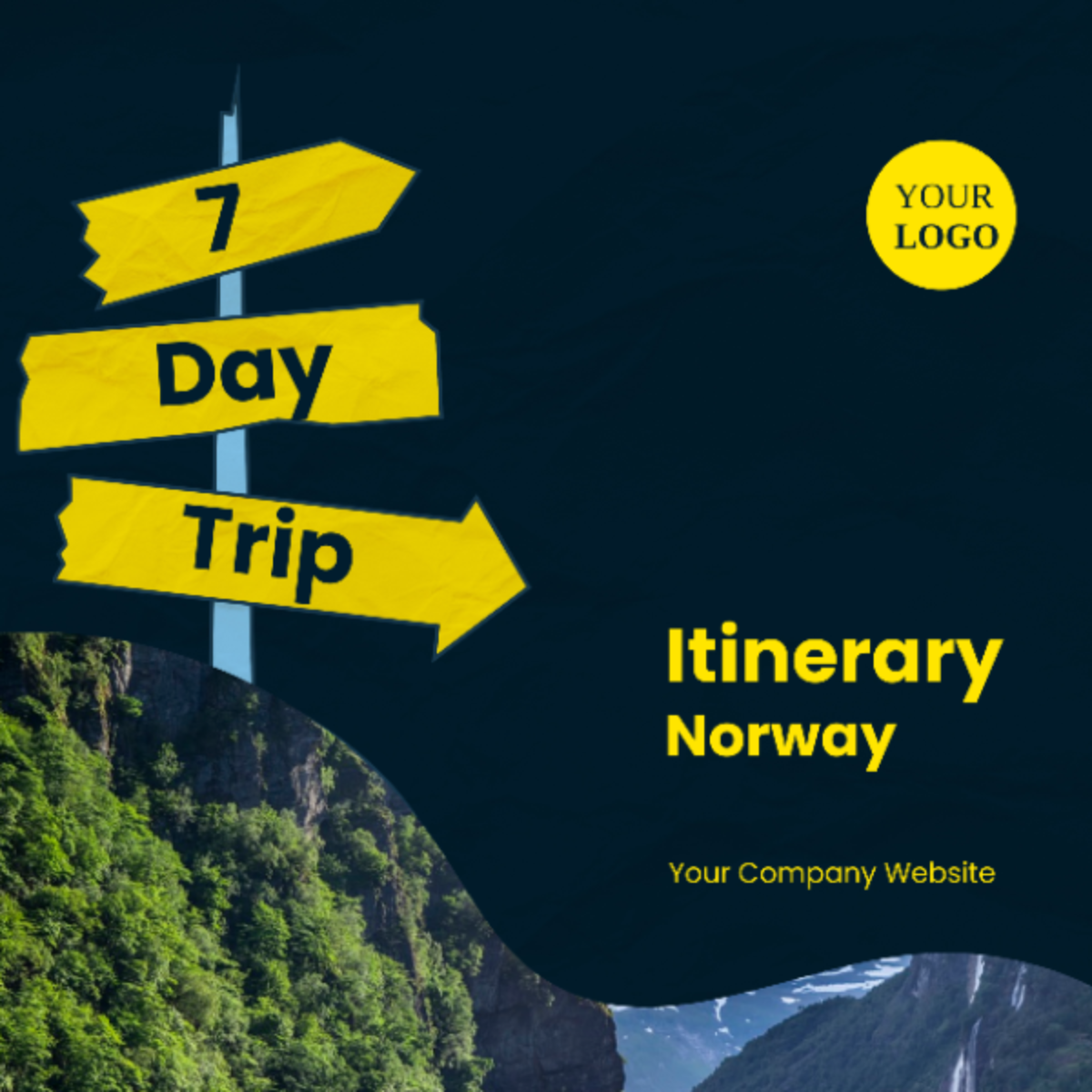 7 Day Norway Itinerary Template - Edit Online & Download