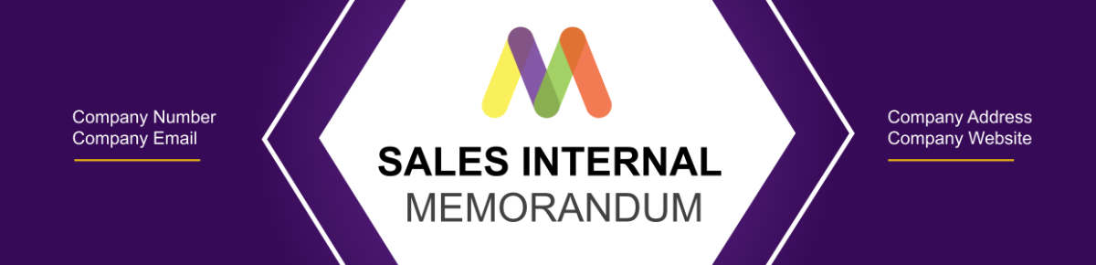 Sales Internal Memorandums Header Template - Edit Online & Download