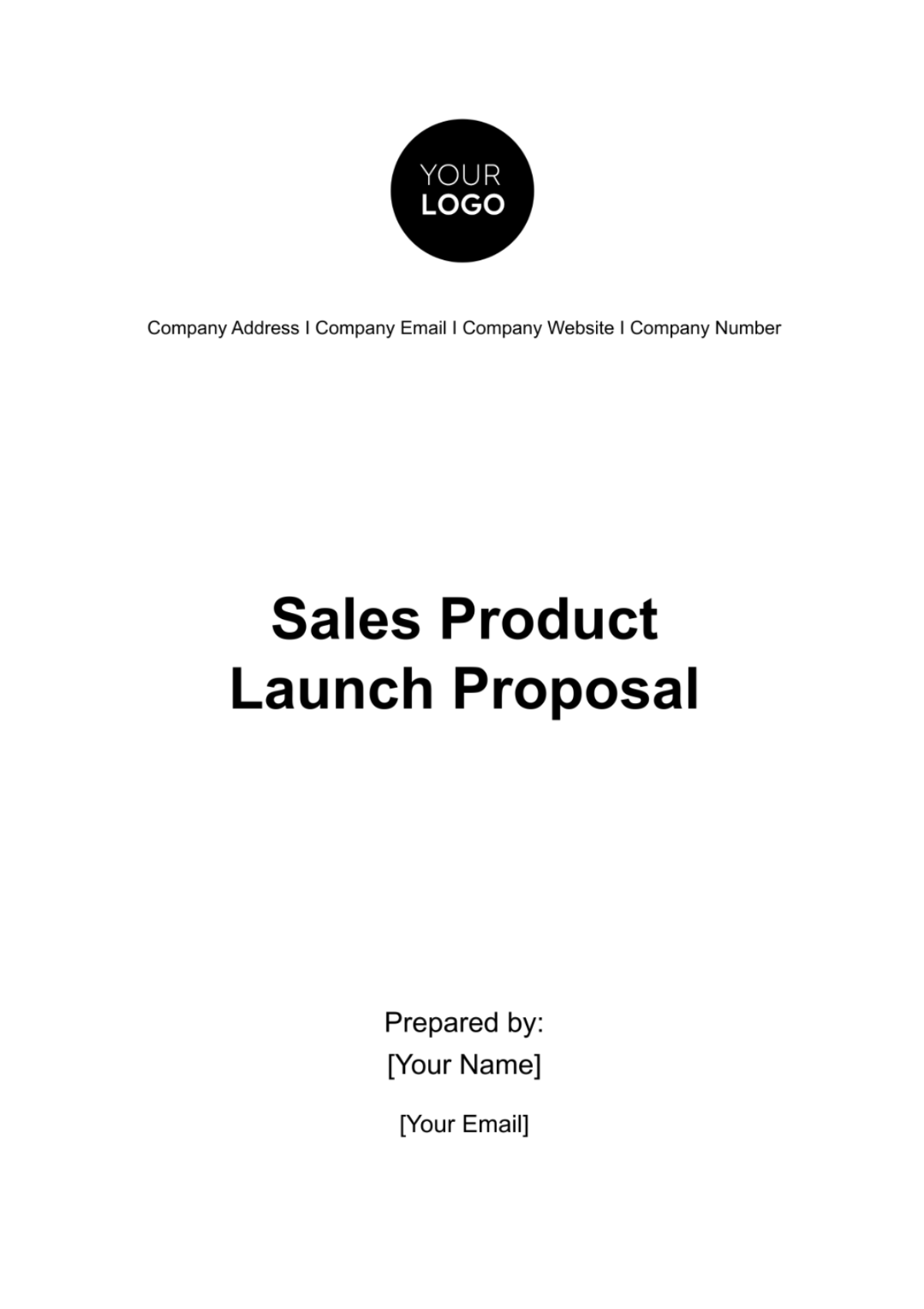 Sales Product Launch Proposal Template - Edit Online & Download