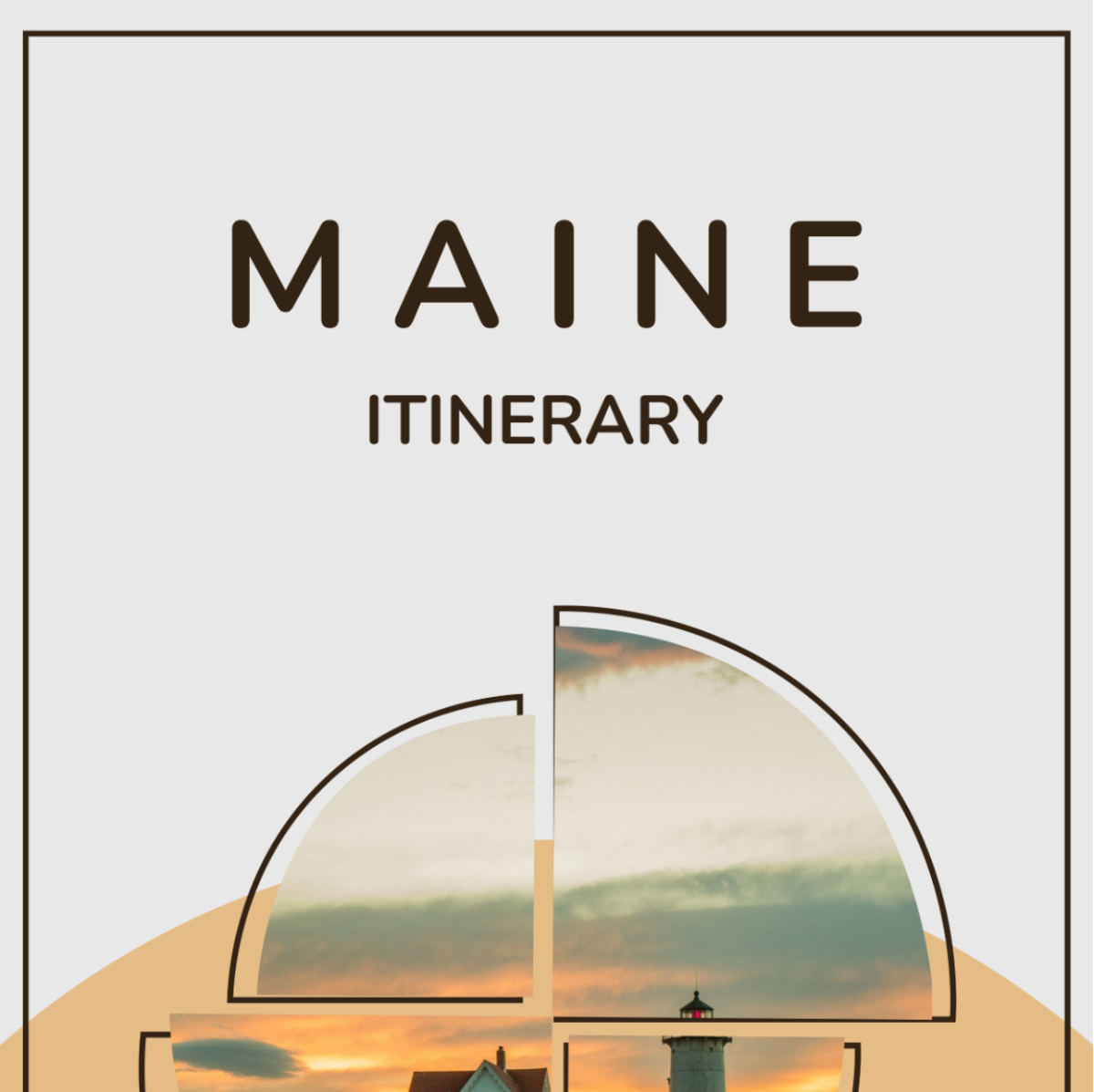 Maine Itinerary Template - Edit Online & Download