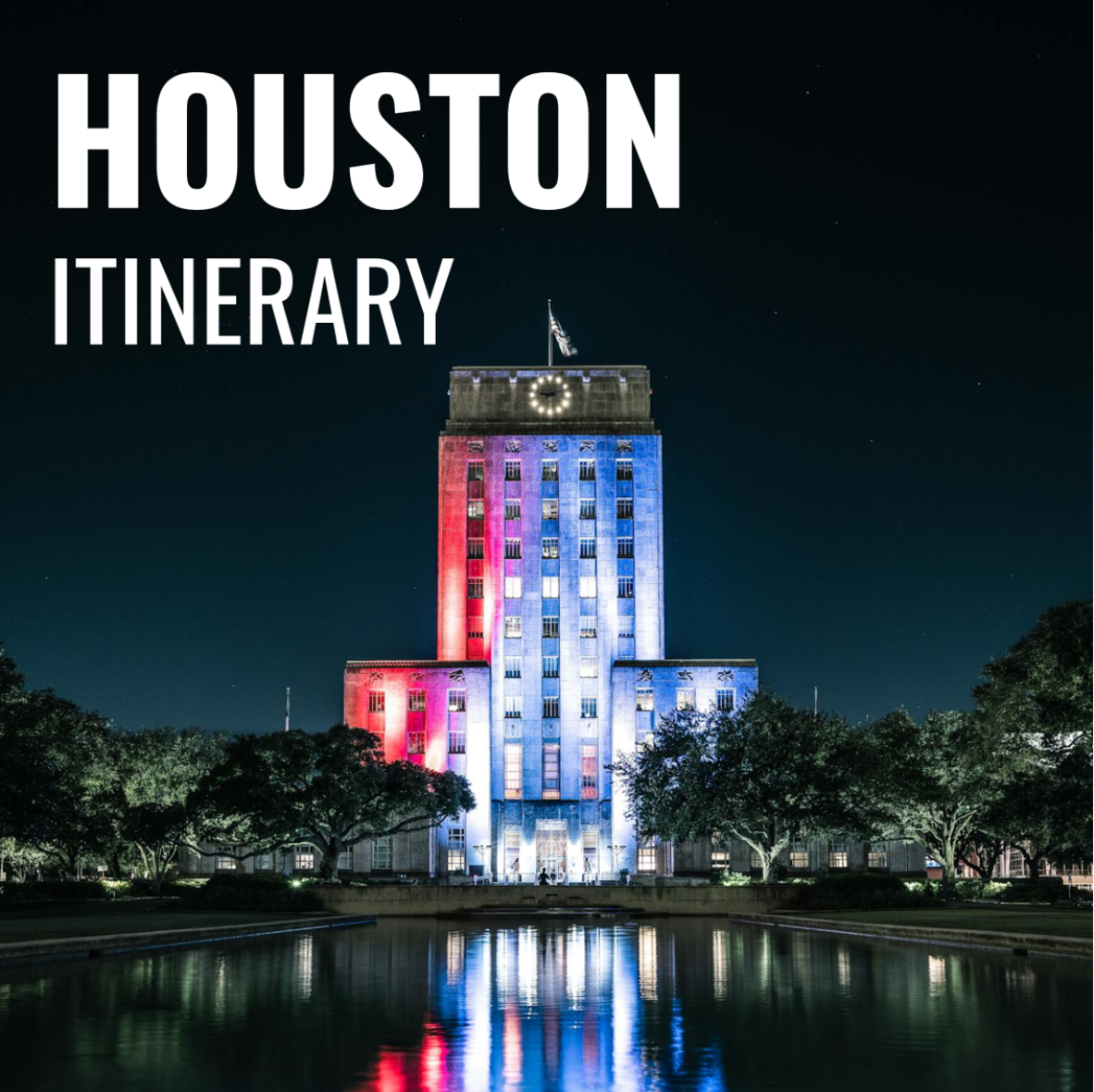 Houston Itinerary Template - Edit Online & Download