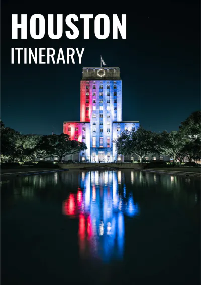 Free Houston Itinerary Template to Edit Online