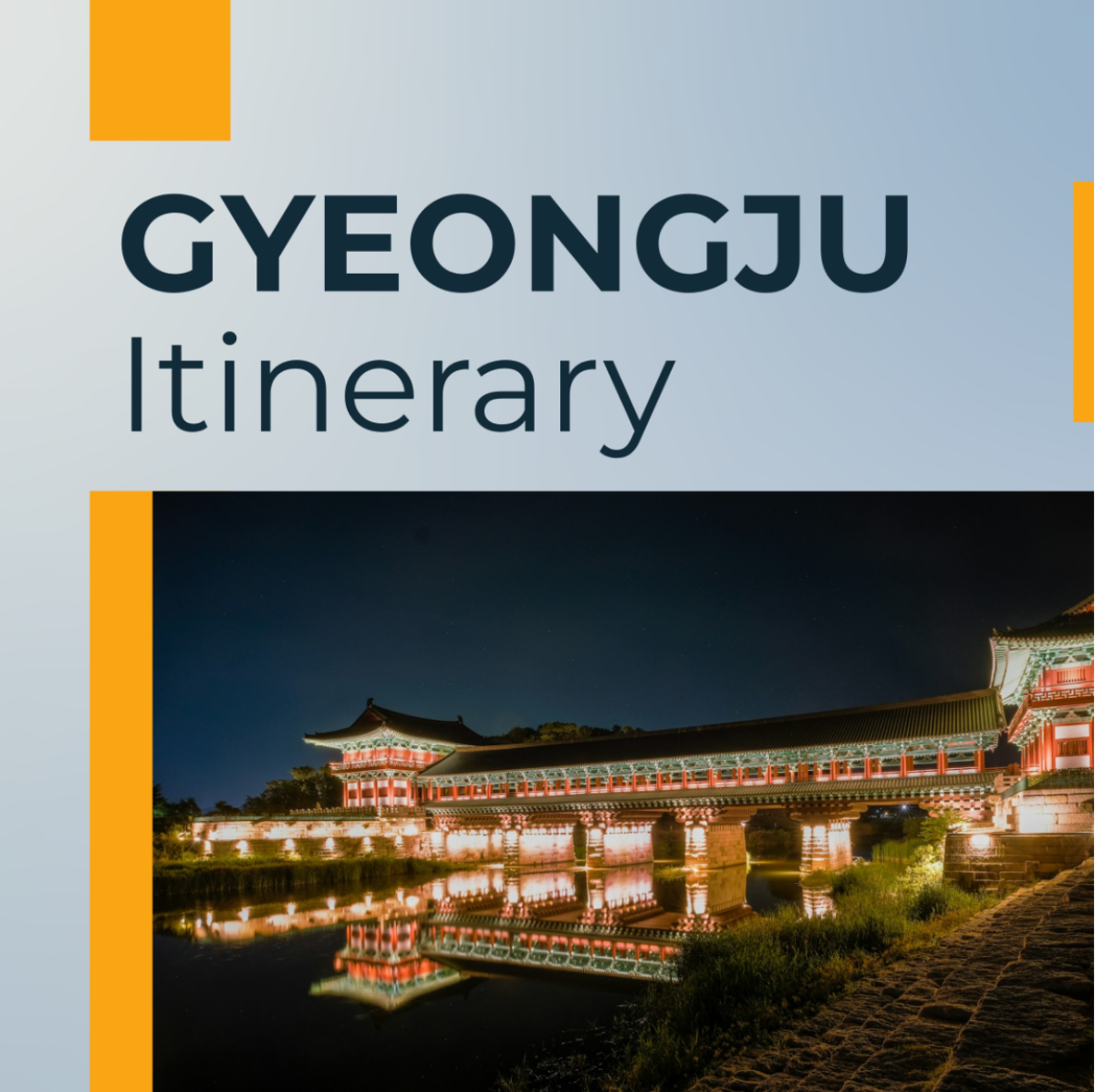 Gyeongju Itinerary Template - Edit Online & Download