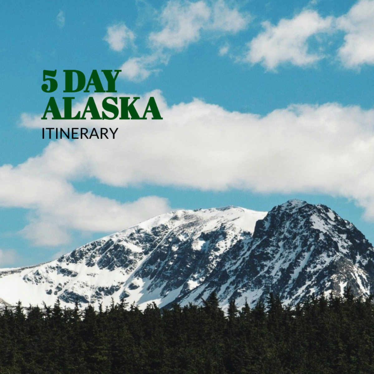 5 Day Alaska Itinerary Template - Edit Online & Download