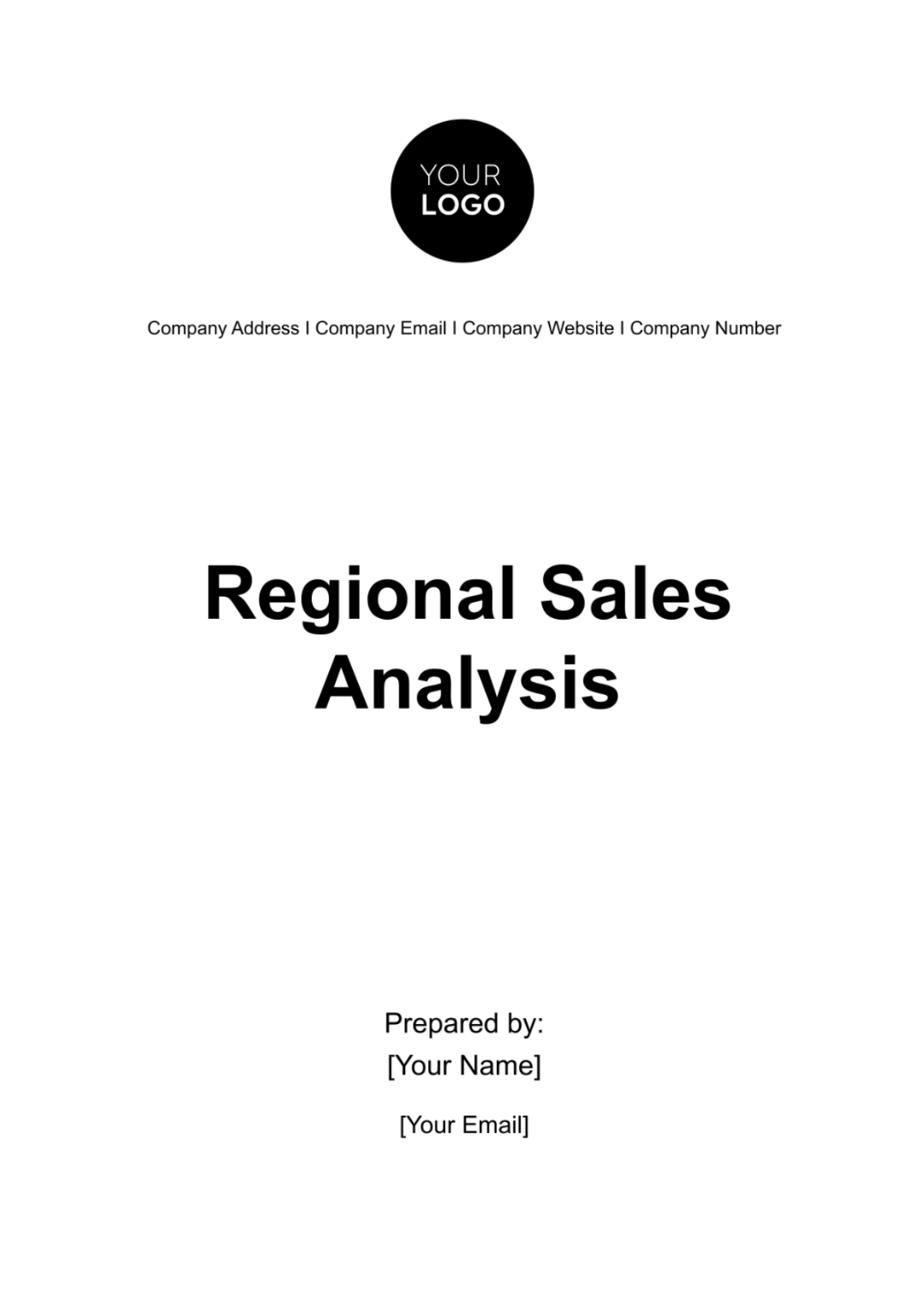 Regional Sales Analysis Template
