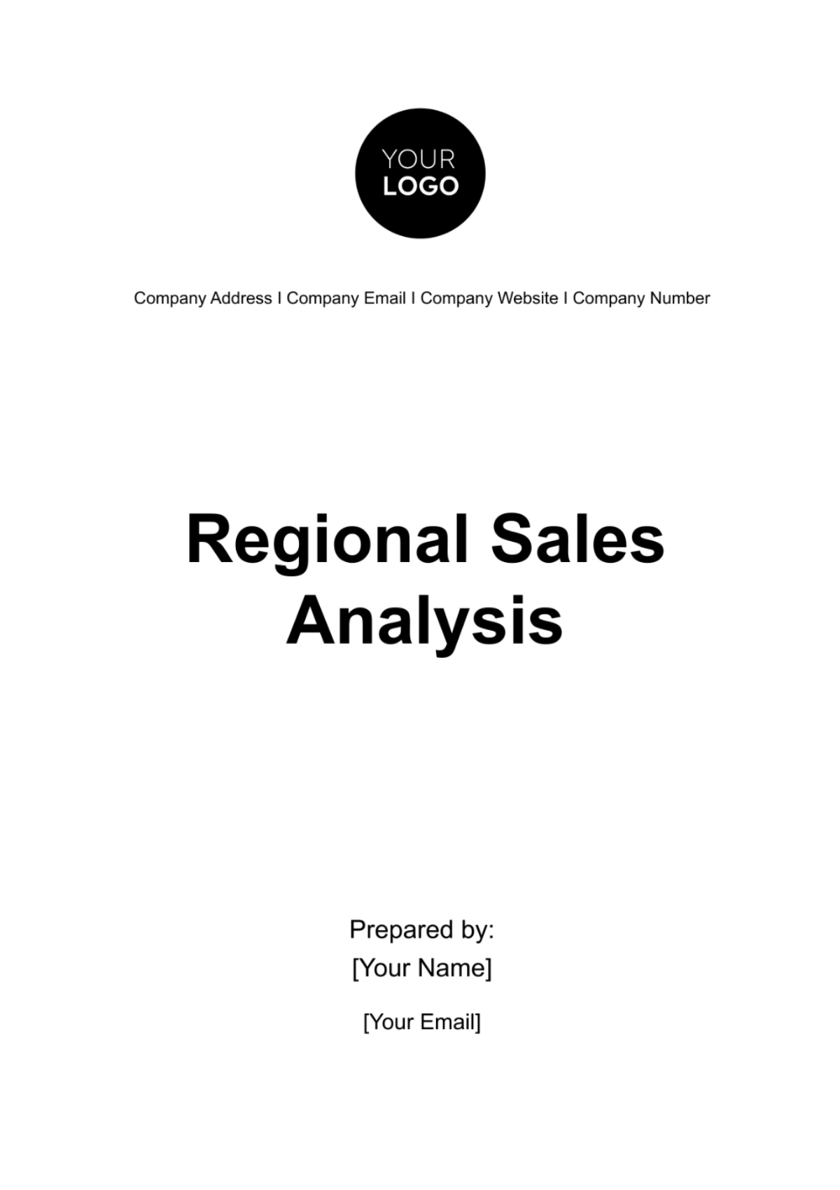 Regional Sales Analysis Template - Edit Online & Download