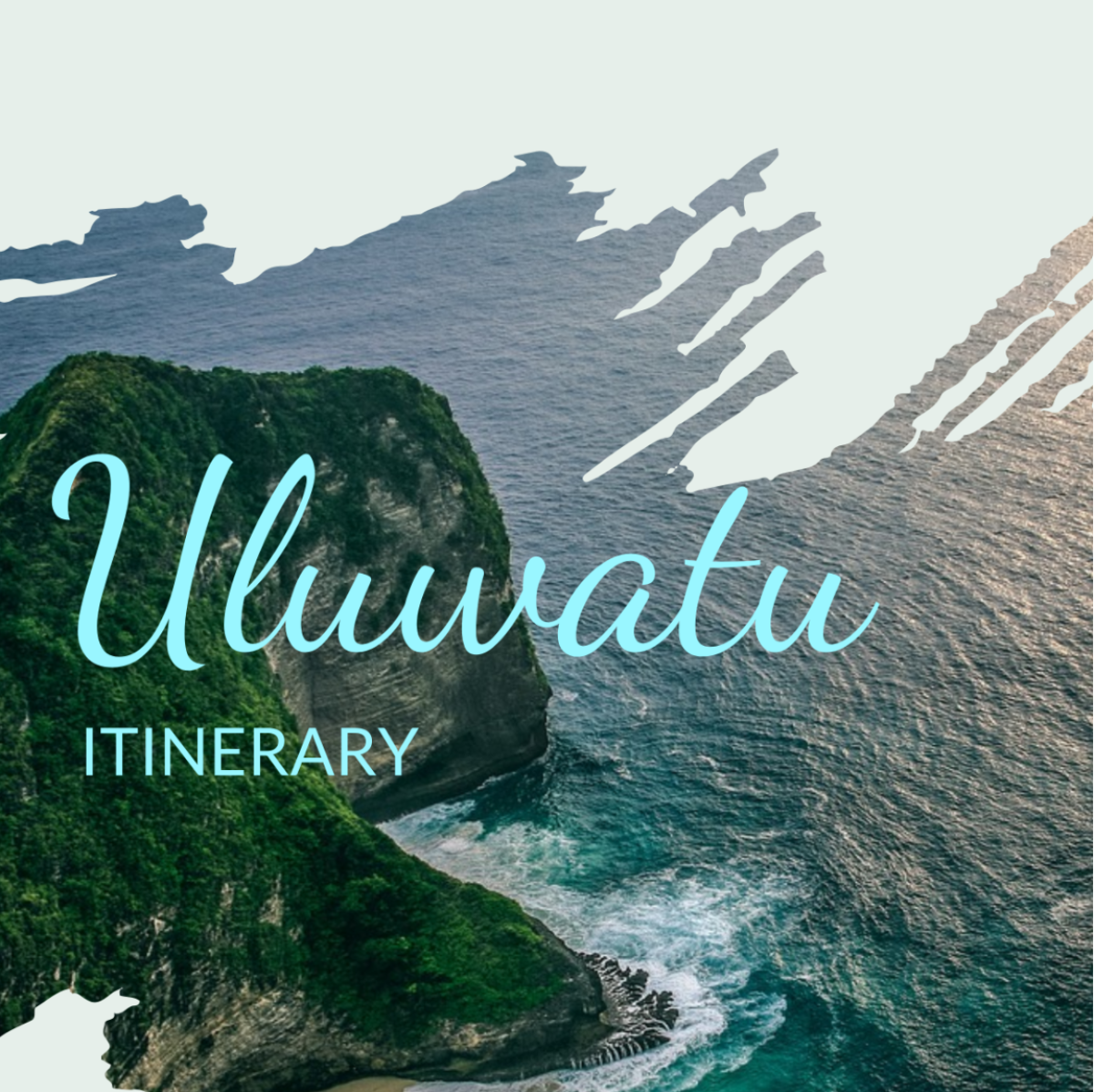 Uluwatu Itinerary Template - Edit Online & Download