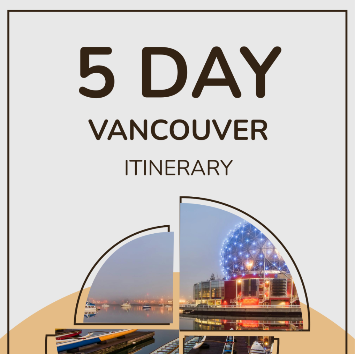 5 Day Vancouver Itinerary Template - Edit Online & Download