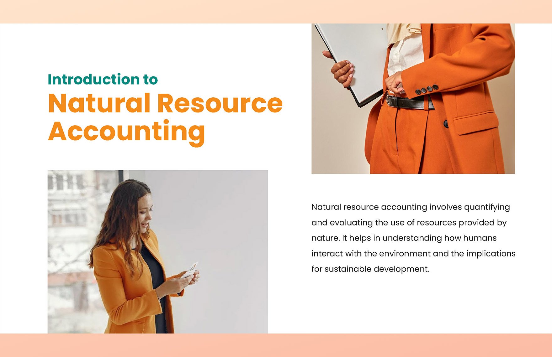Natural Resource Accounting PPT Template