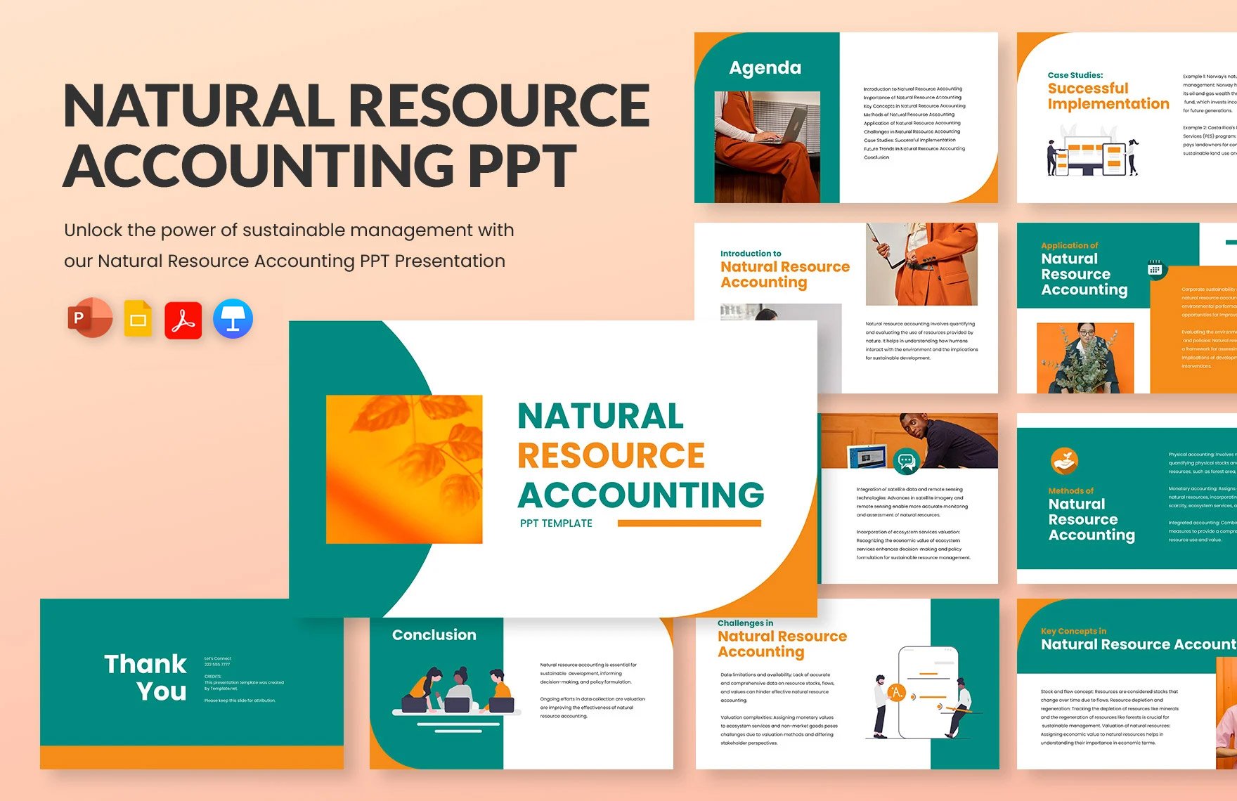 Natural Resource Accounting PPT Template in PDF, PowerPoint, Google Slides, Apple Keynote