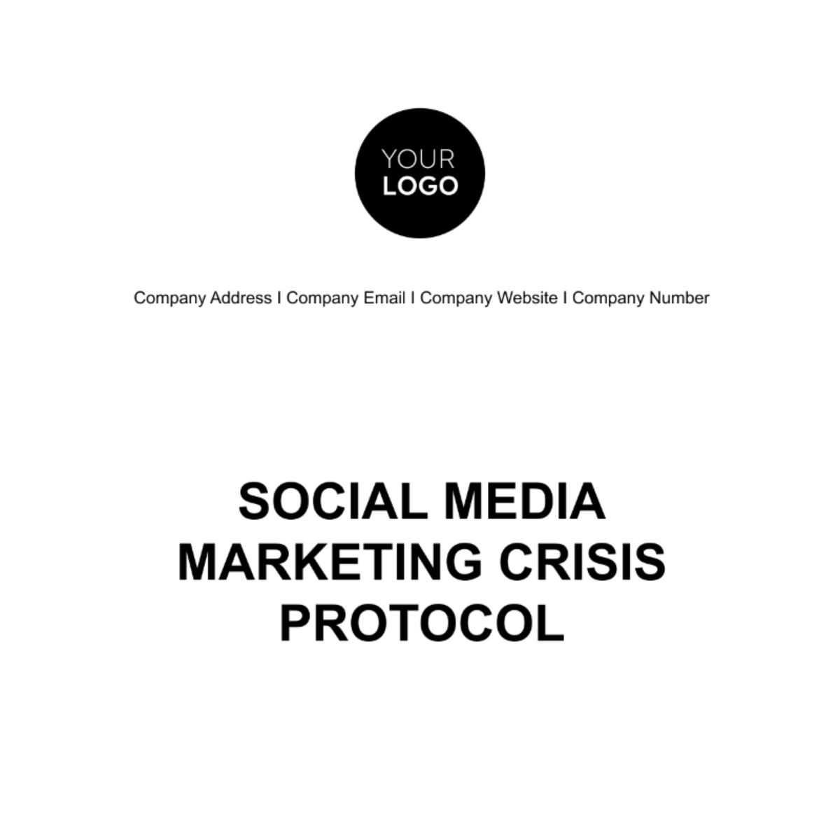 Social Media Marketing Crisis Protocol Template - Edit Online ...