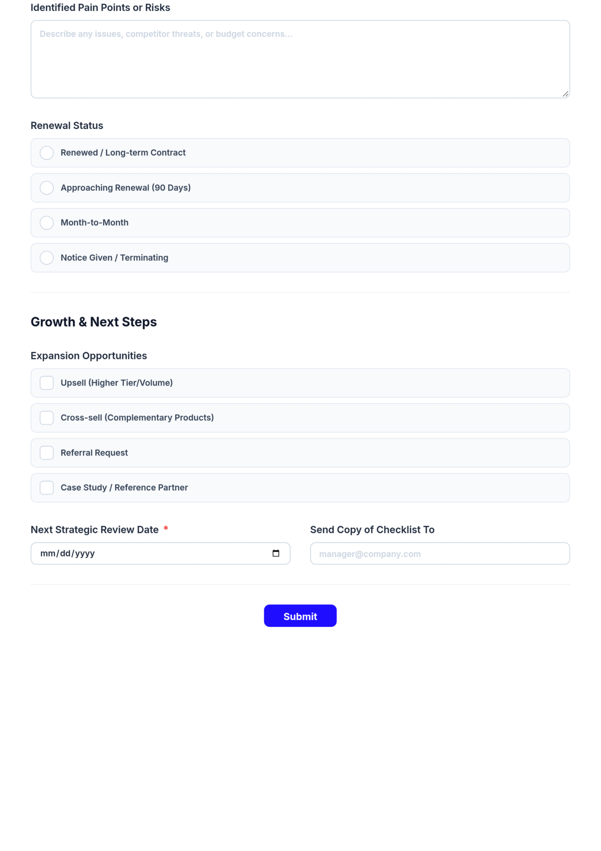 Free Sales Client Retention Strategy Checklist Template & AI Maker Free Sales Client Retention Strategy Checklist Template & AI Maker
