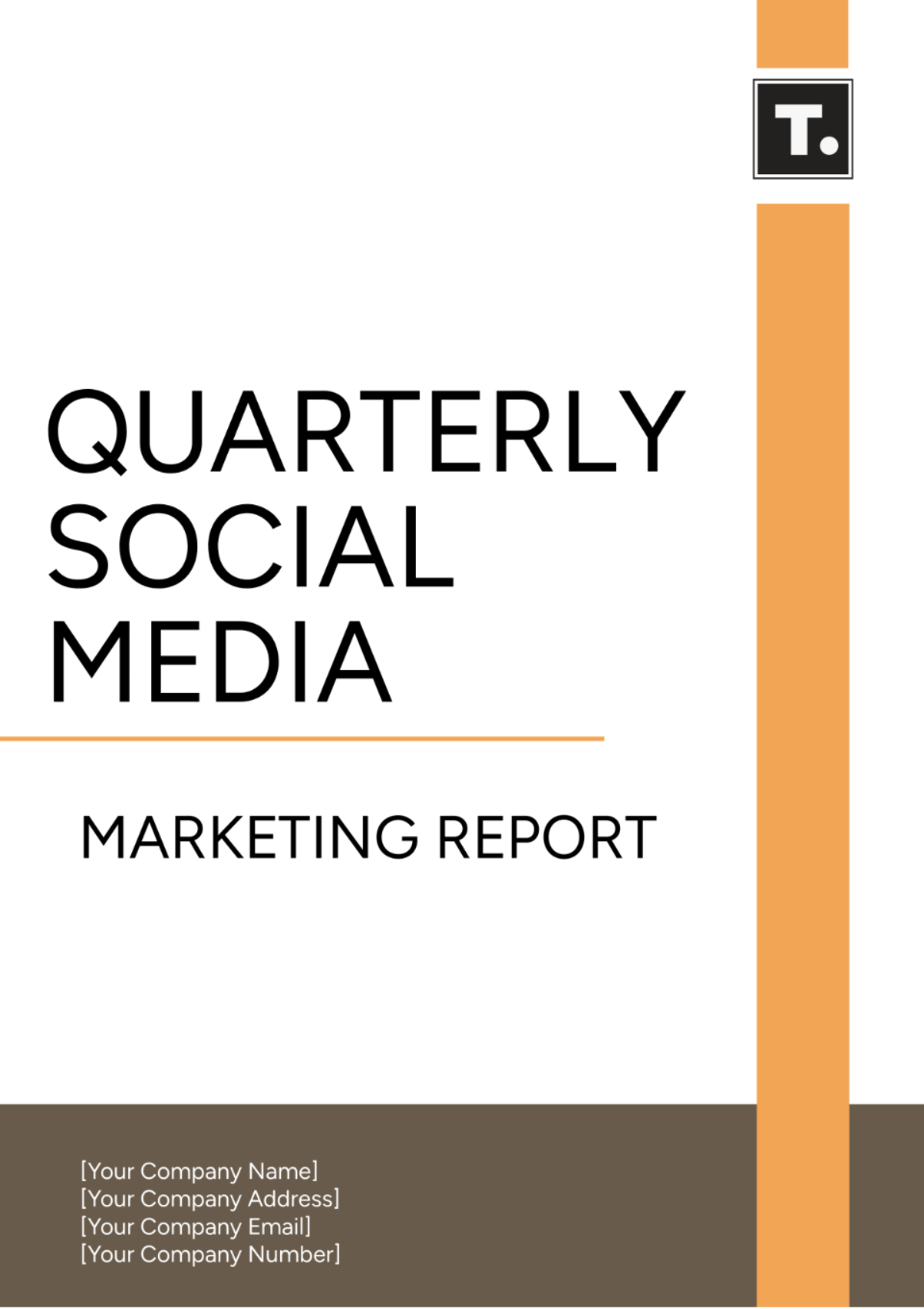 Free Social Media Marketing Quarterly Report Template