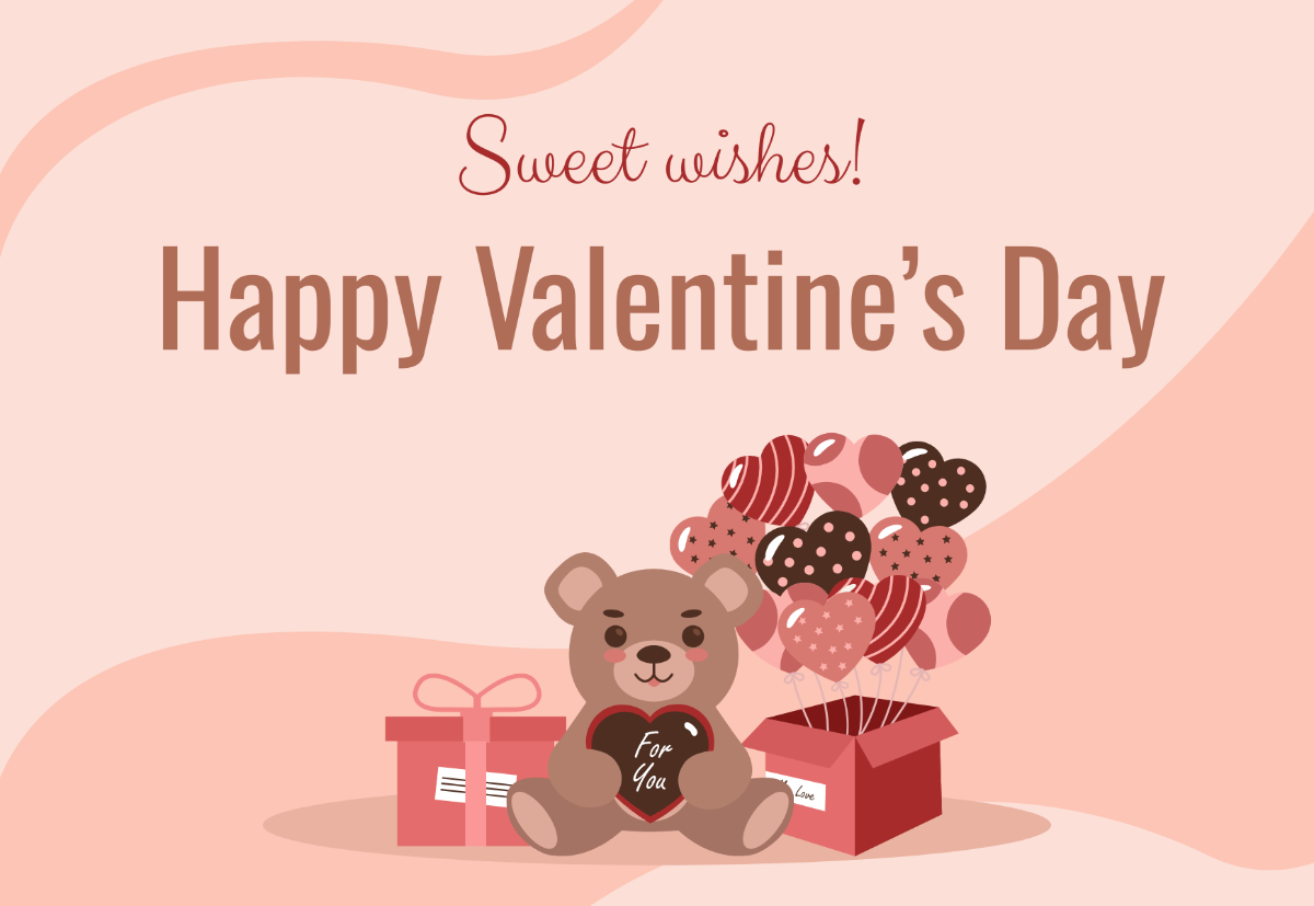 Free Valentines Card Template Edit Online Download Template