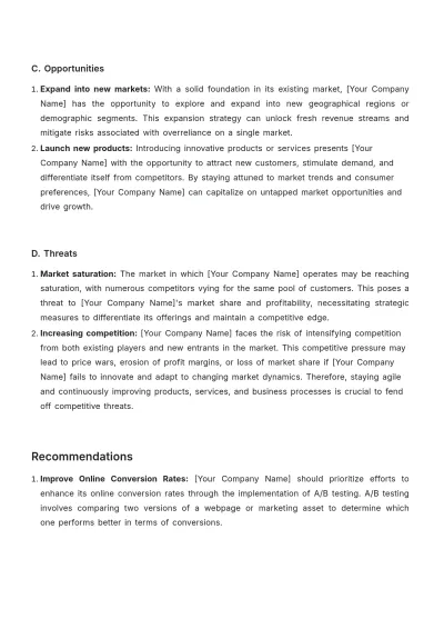 Free Sales Account Health Assessment Template to Edit Online