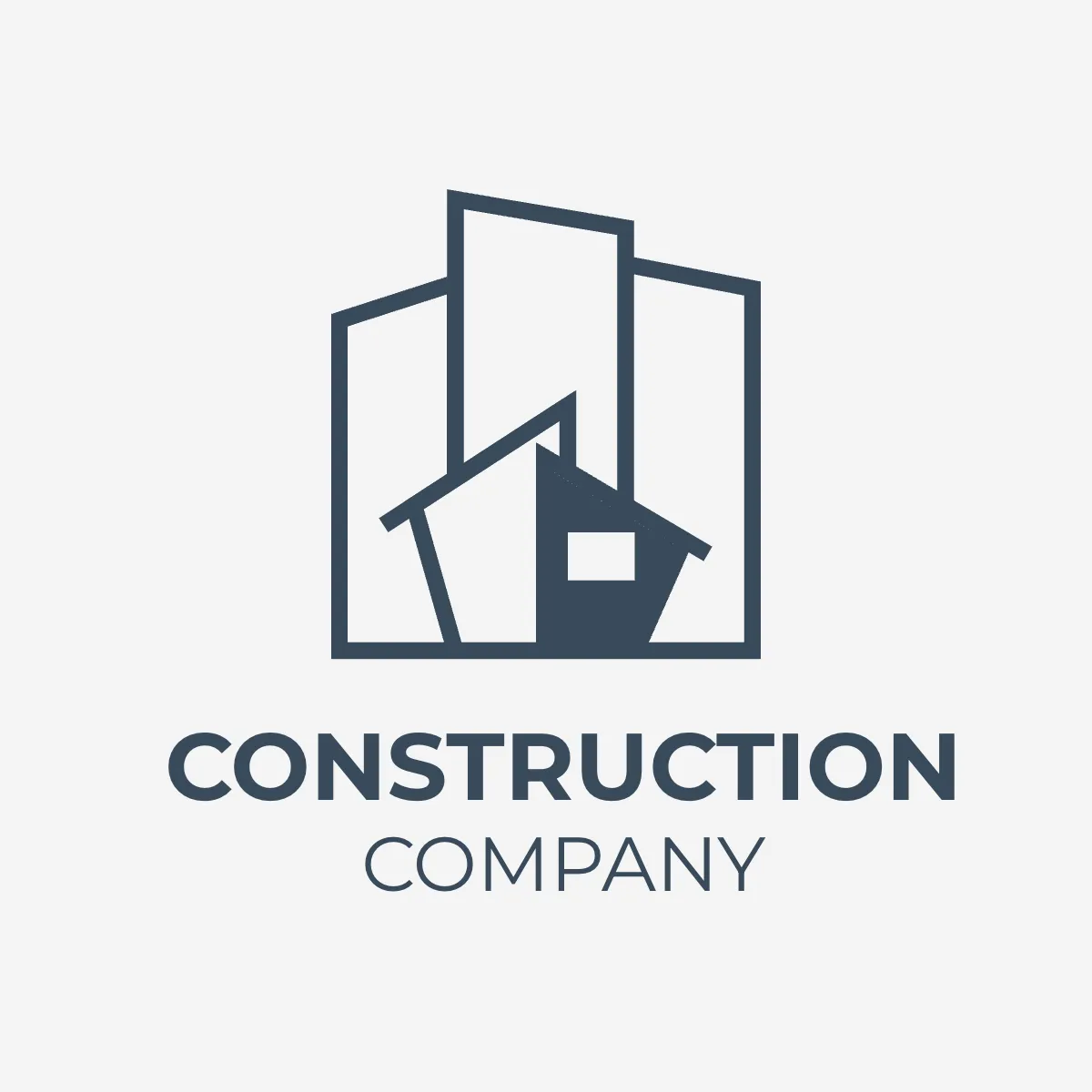 Free Construction Architectural Logo Template to Edit Online