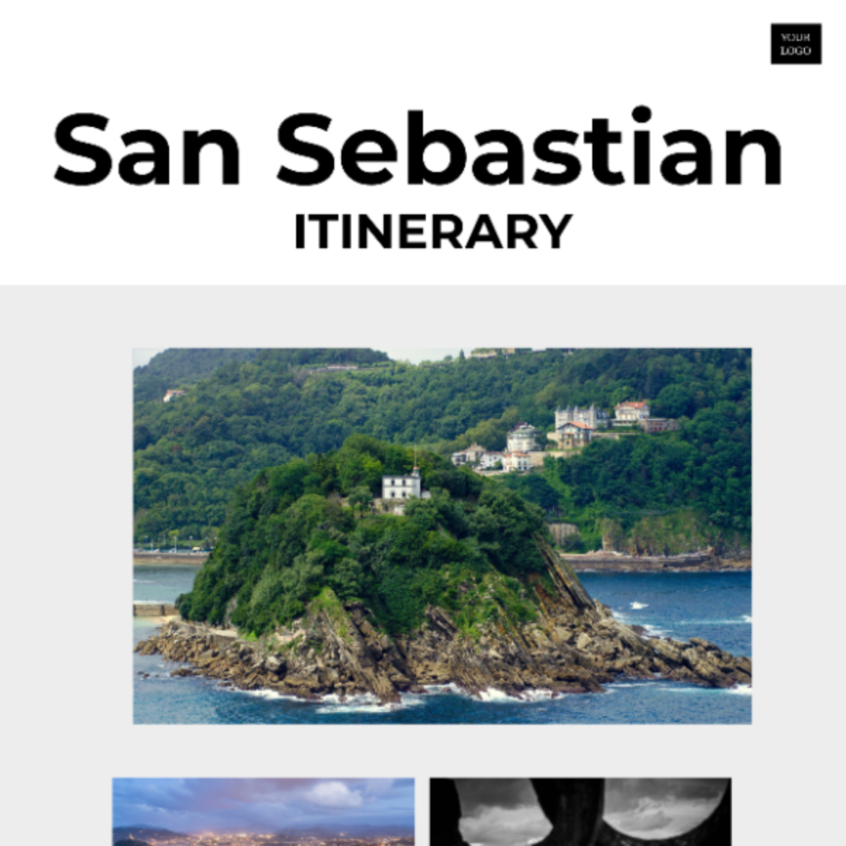 San Sebastian Itinerary Template - Edit Online & Download