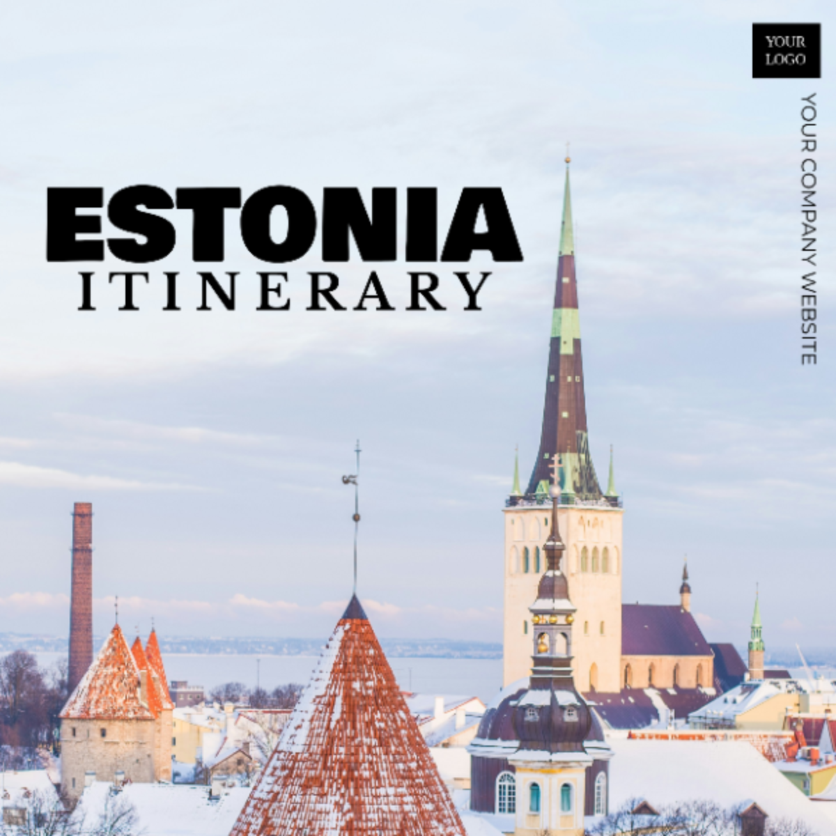 Estonia Itinerary Template - Edit Online & Download