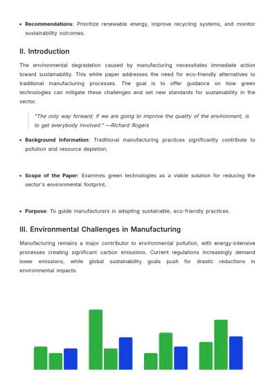 Free Sample White Paper Template to Edit Online
