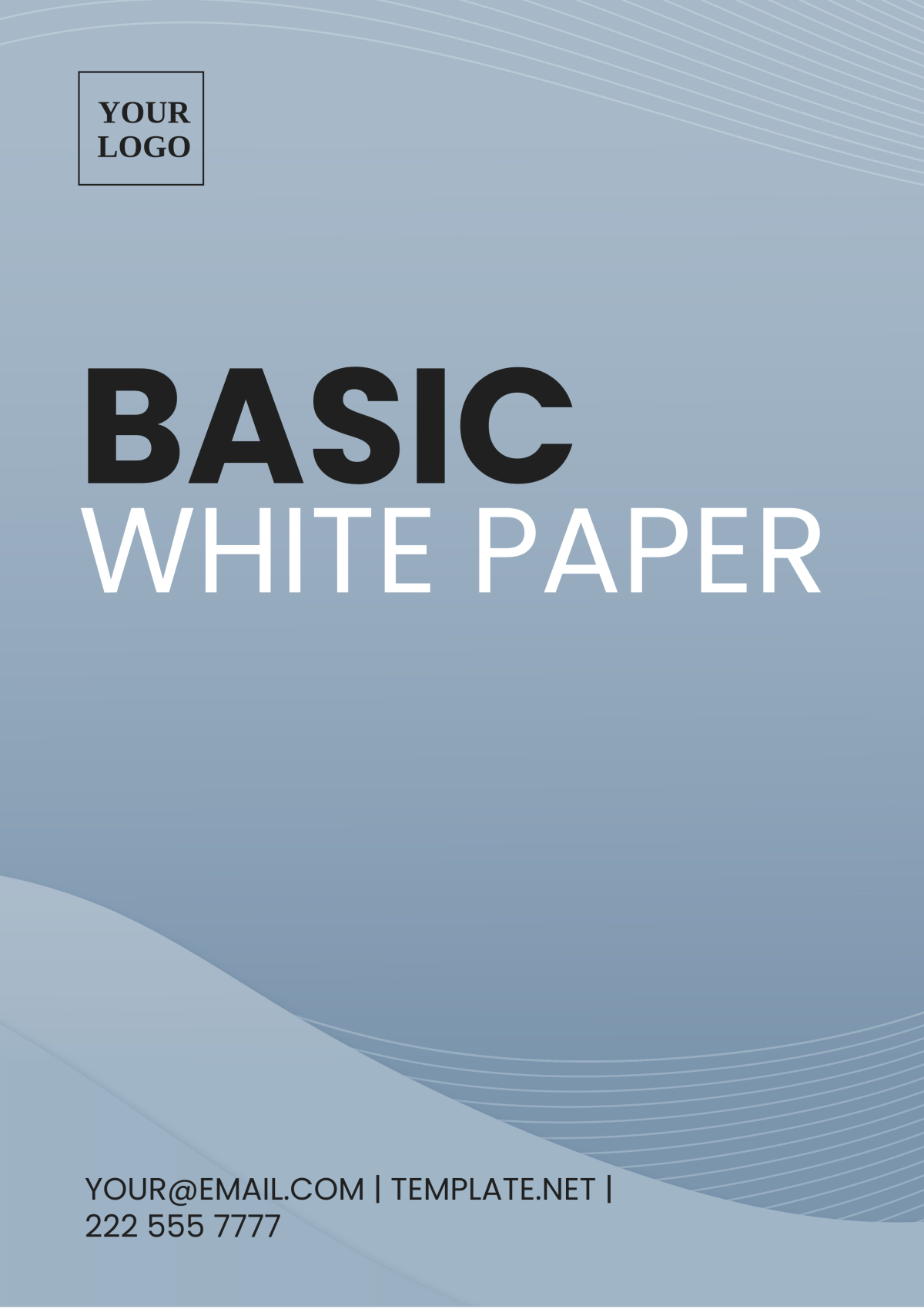 Basic White Paper Template - Edit Online & Download