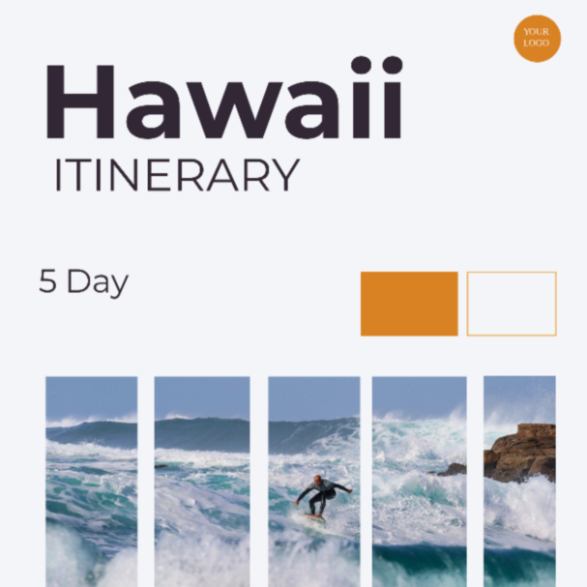 5 Day Hawaii Itinerary Template - Edit Online & Download