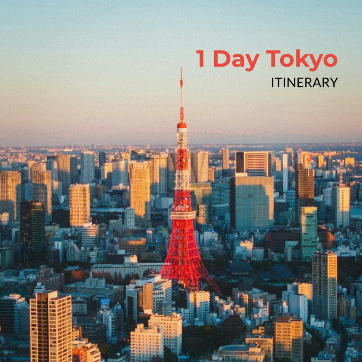 1 Day Tokyo Itinerary Template - Edit Online & Download