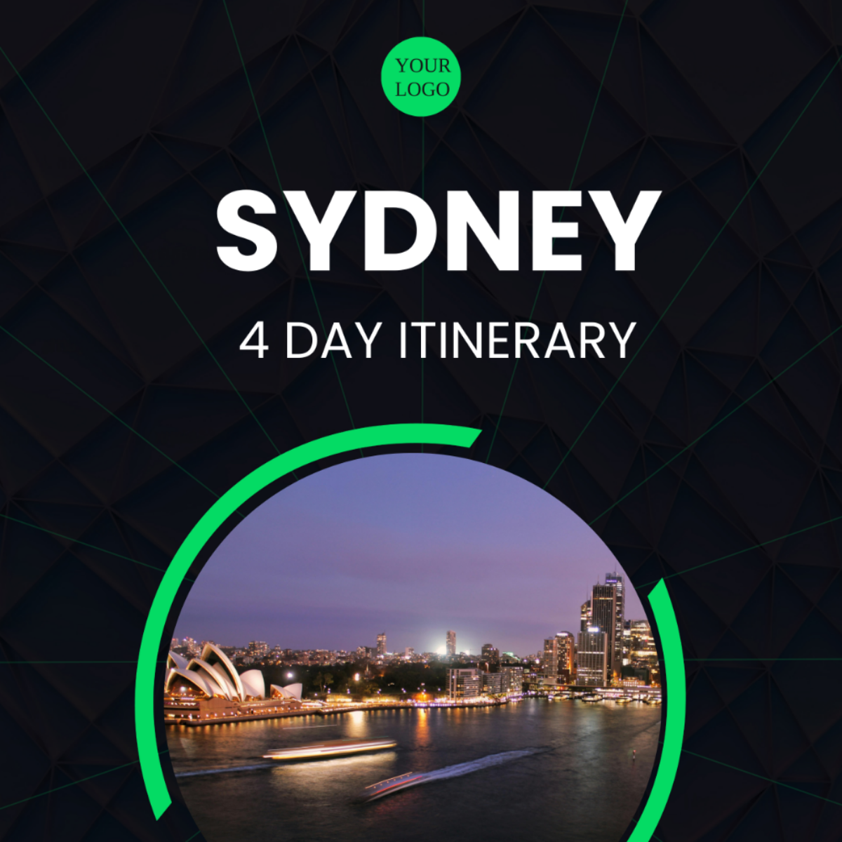 4 Day Sydney Itinerary Template - Edit Online & Download