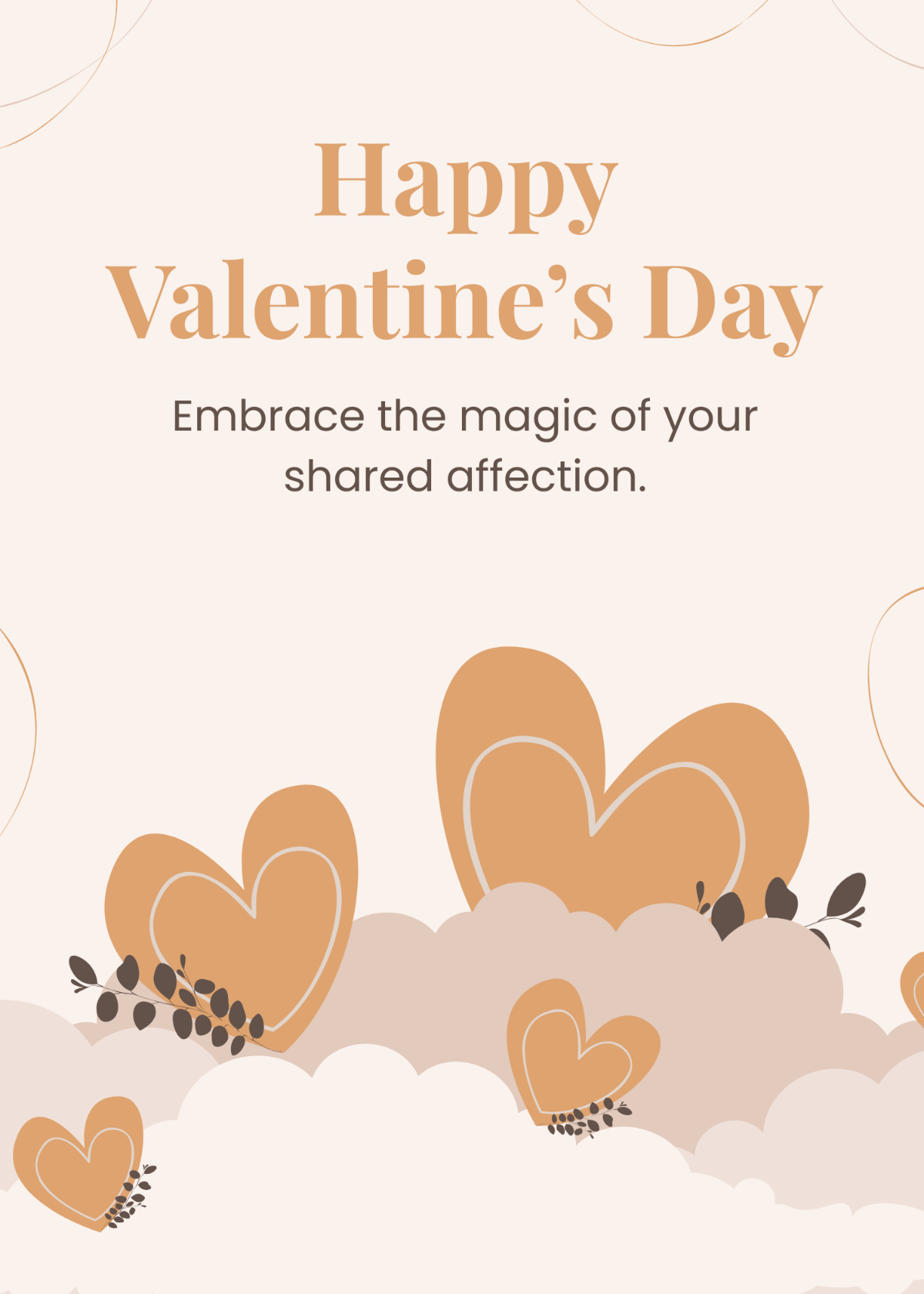 Valentines Greeting Card Template