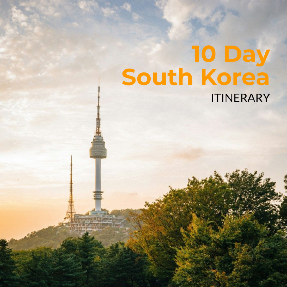 10 Day South Korea Itinerary Template - Edit Online & Download