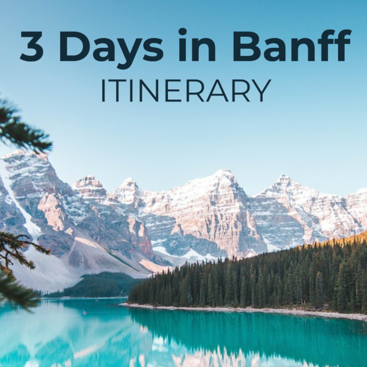 3 Day Banff Itinerary Template - Edit Online & Download