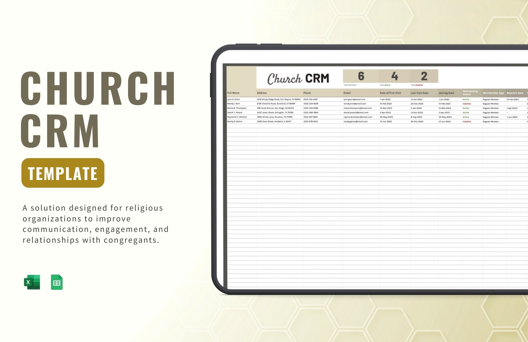 Church CRM Template