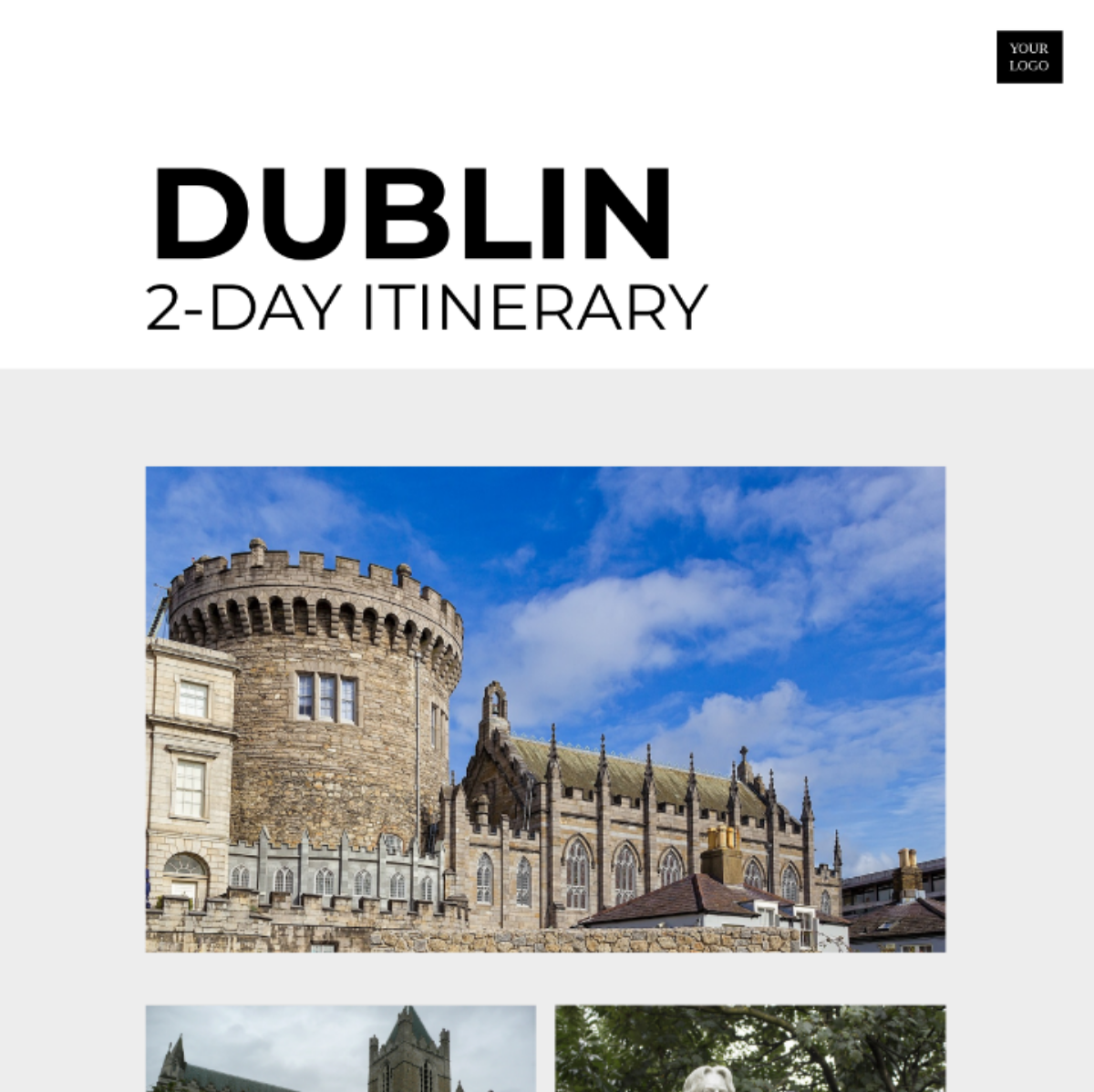 2 Day Dublin Itinerary Template - Edit Online & Download