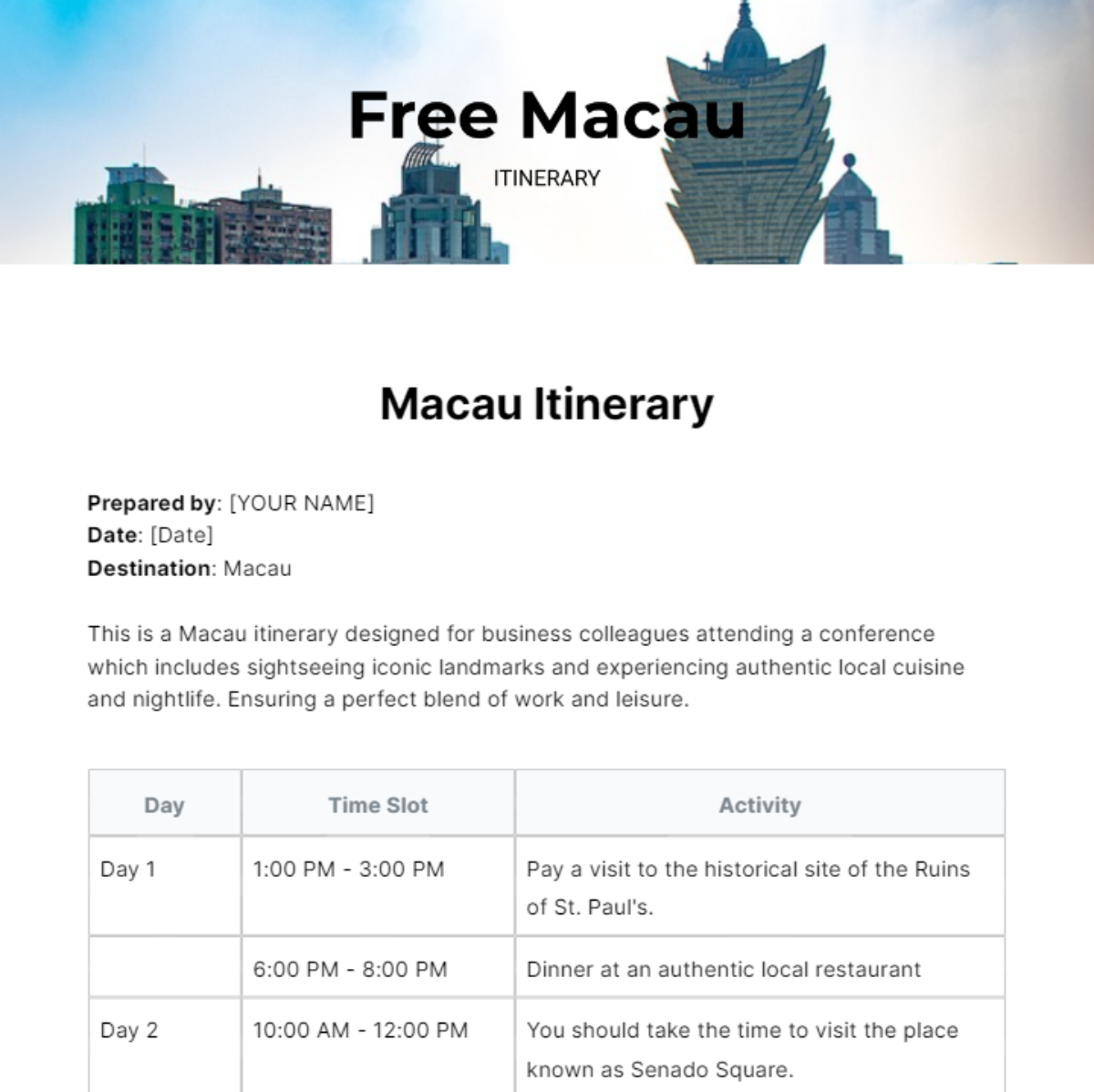 MACAU ITINERARY MUST READ 2026 GUIDE visual data 3