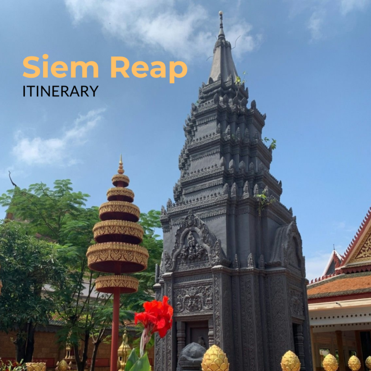 Siem Reap Itinerary Template - Edit Online & Download