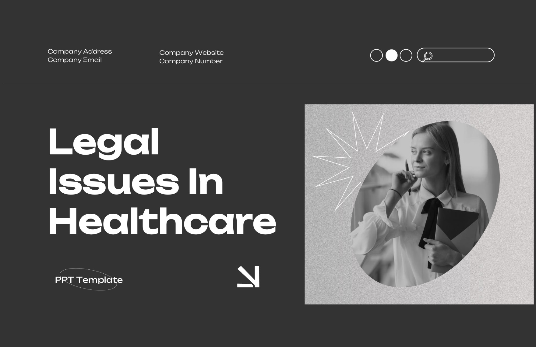 Legal Issues in Healthcare PPT Template