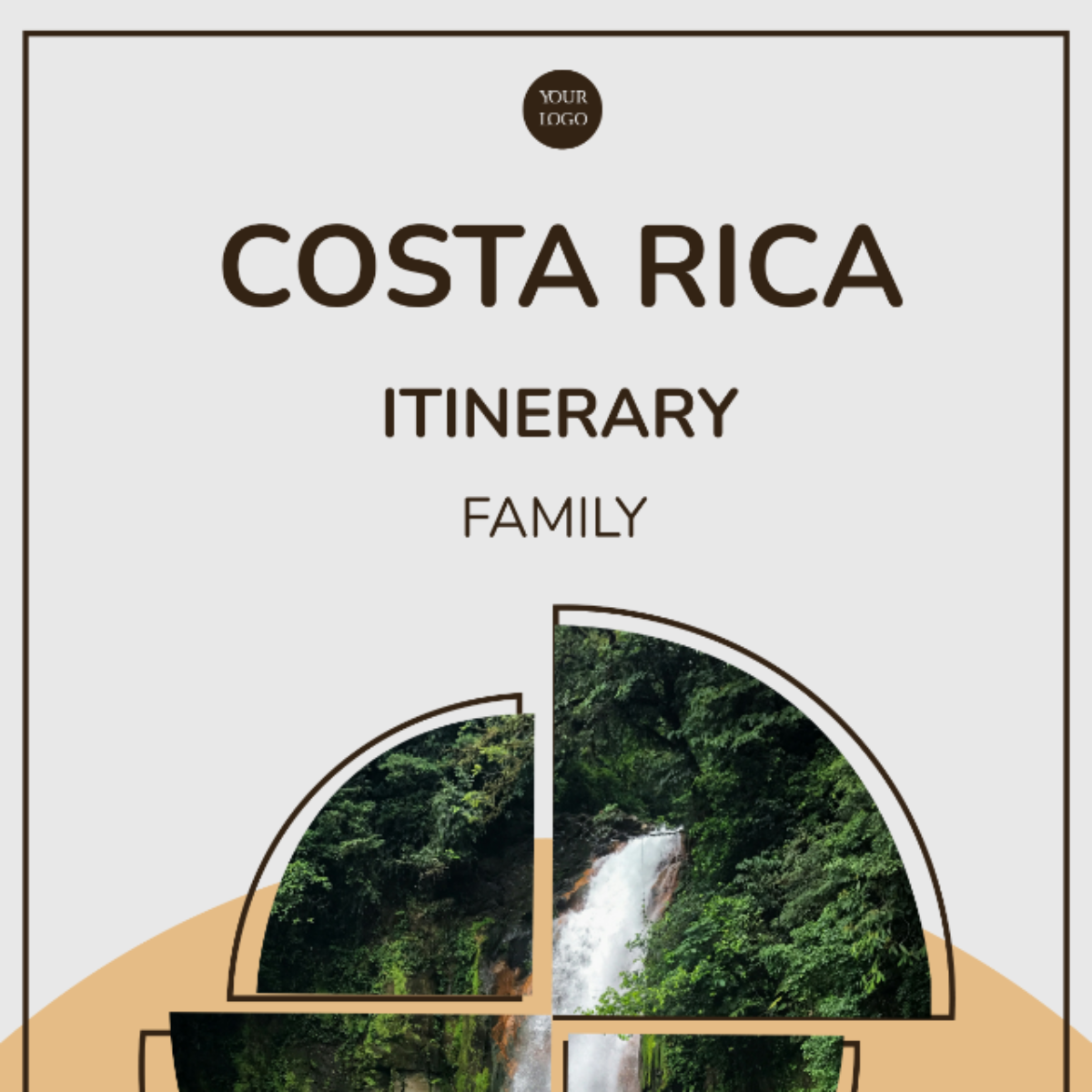 Costa Rica Family Itinerary Template - Edit Online & Download