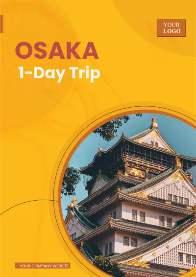Free 1 Day Osaka Itinerary Template to Edit Online