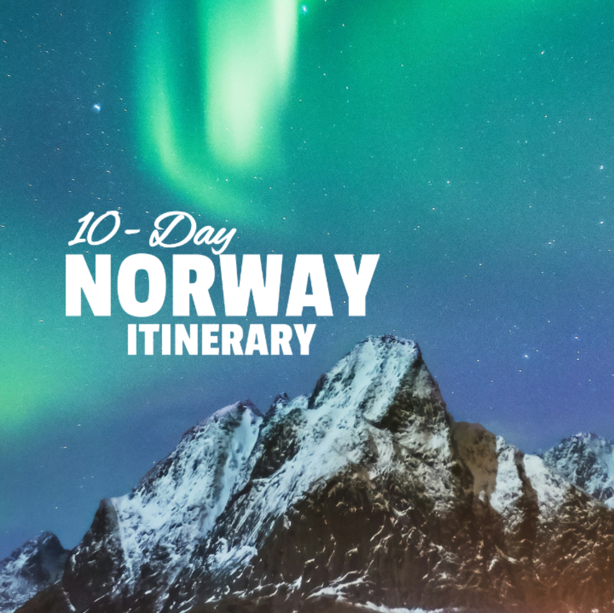 10 Day Norway Itinerary Template - Edit Online & Download