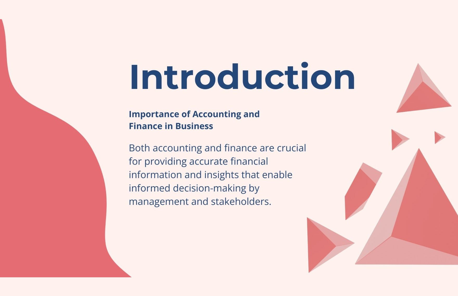Accounting and Finance Template