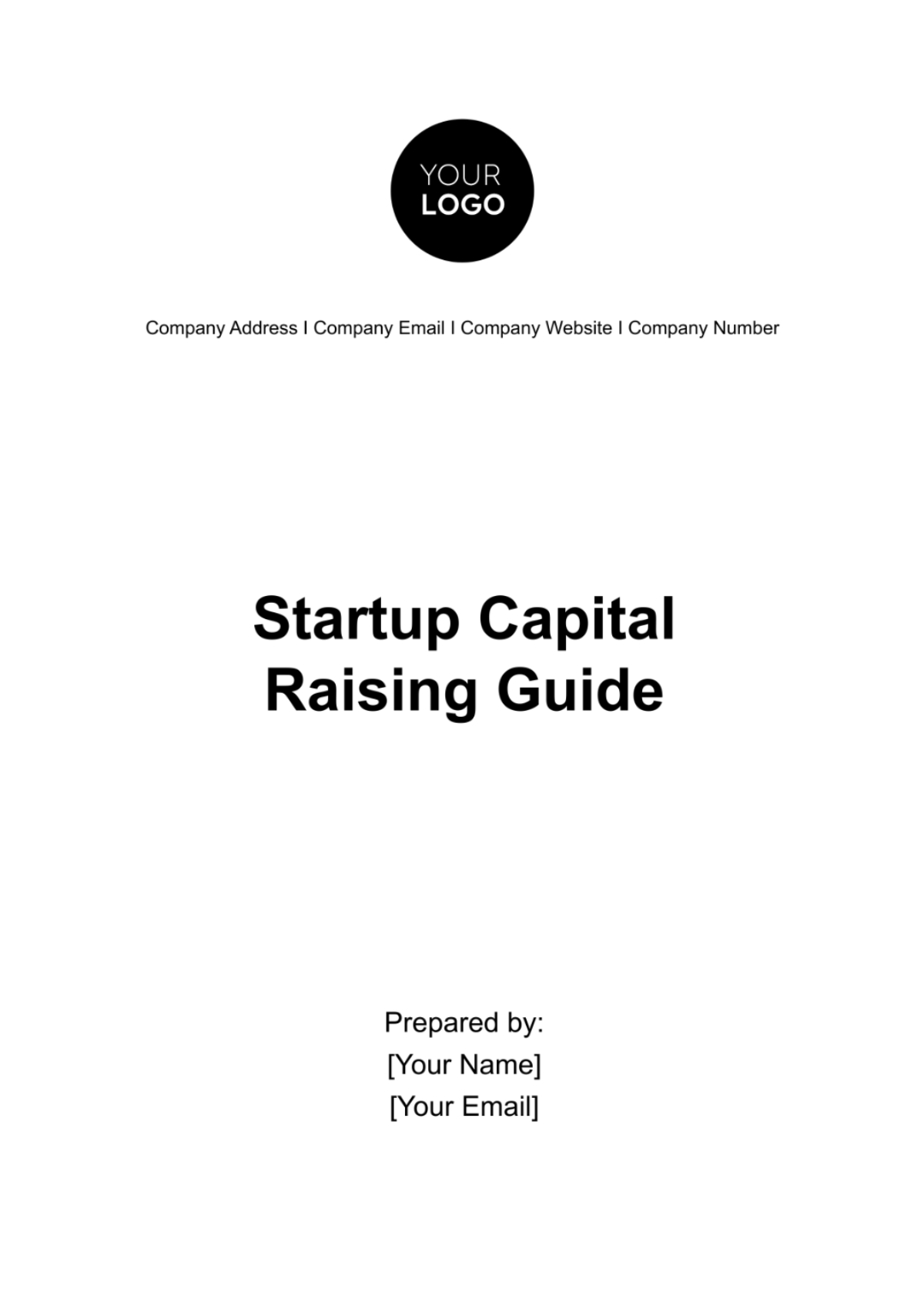 Startup Capital Raising Guide Template - Edit Online & Download