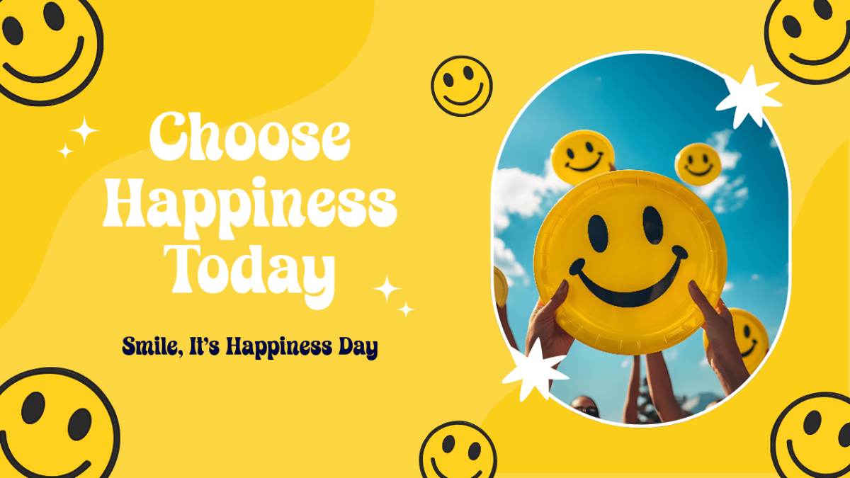 Free International Day of Happiness Youtube Thumbnail Template to Edit Online